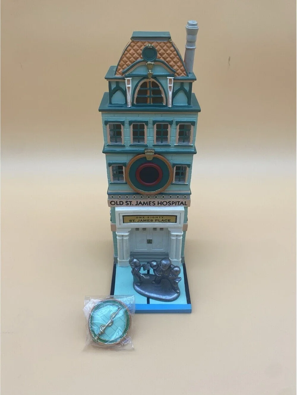 Department 56 Monopoly CityLights Old St. James Hospital One-Eighty St. James Pl